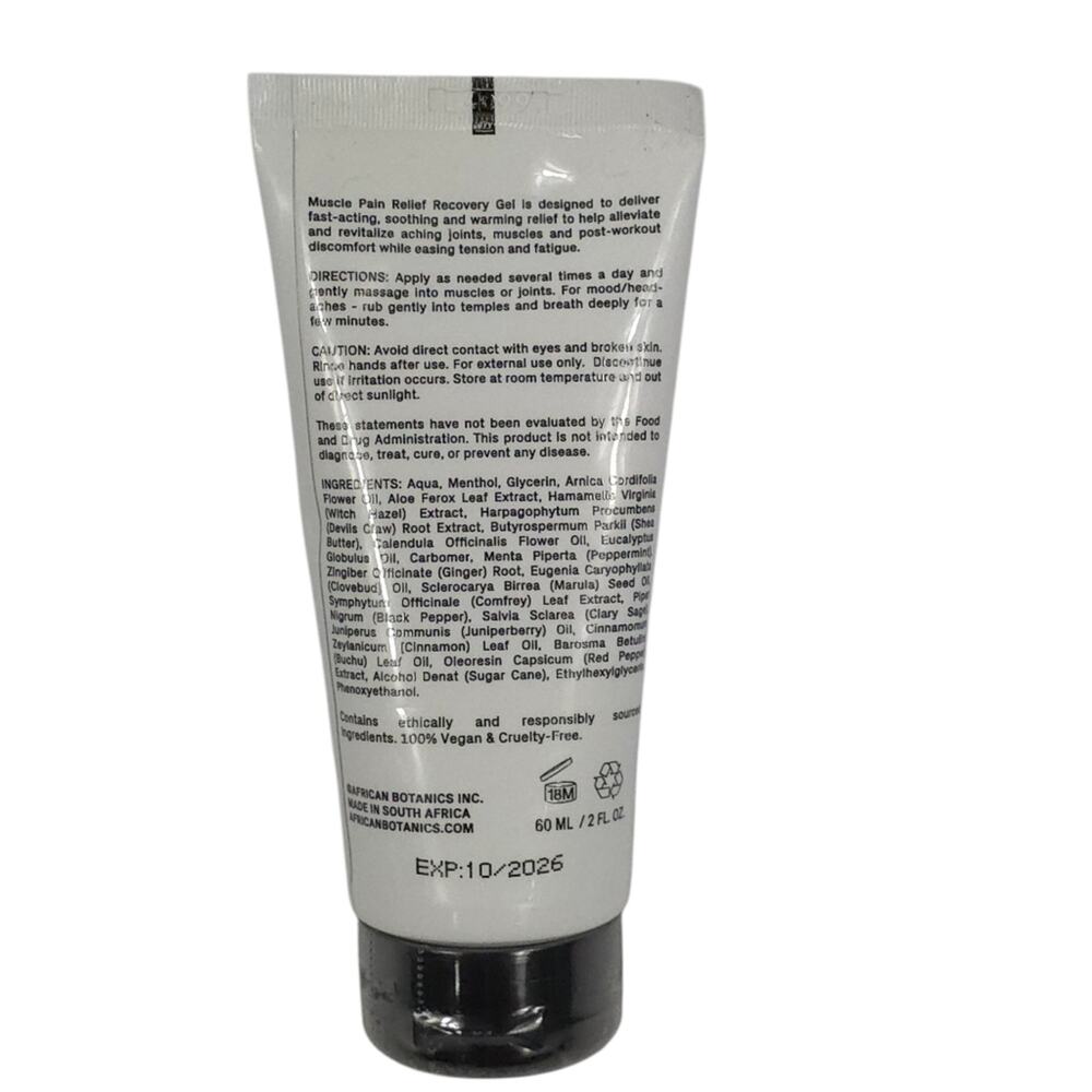 African Botanics Muscle Pain Relief Recovery Gel - Picture 2 of 3